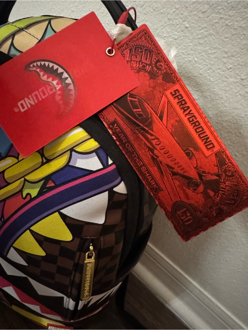 Sprayground Limited Edition Unisex Trippin Daily DLXSV Backpack & Lunchbox Set - Picture 2 of 15